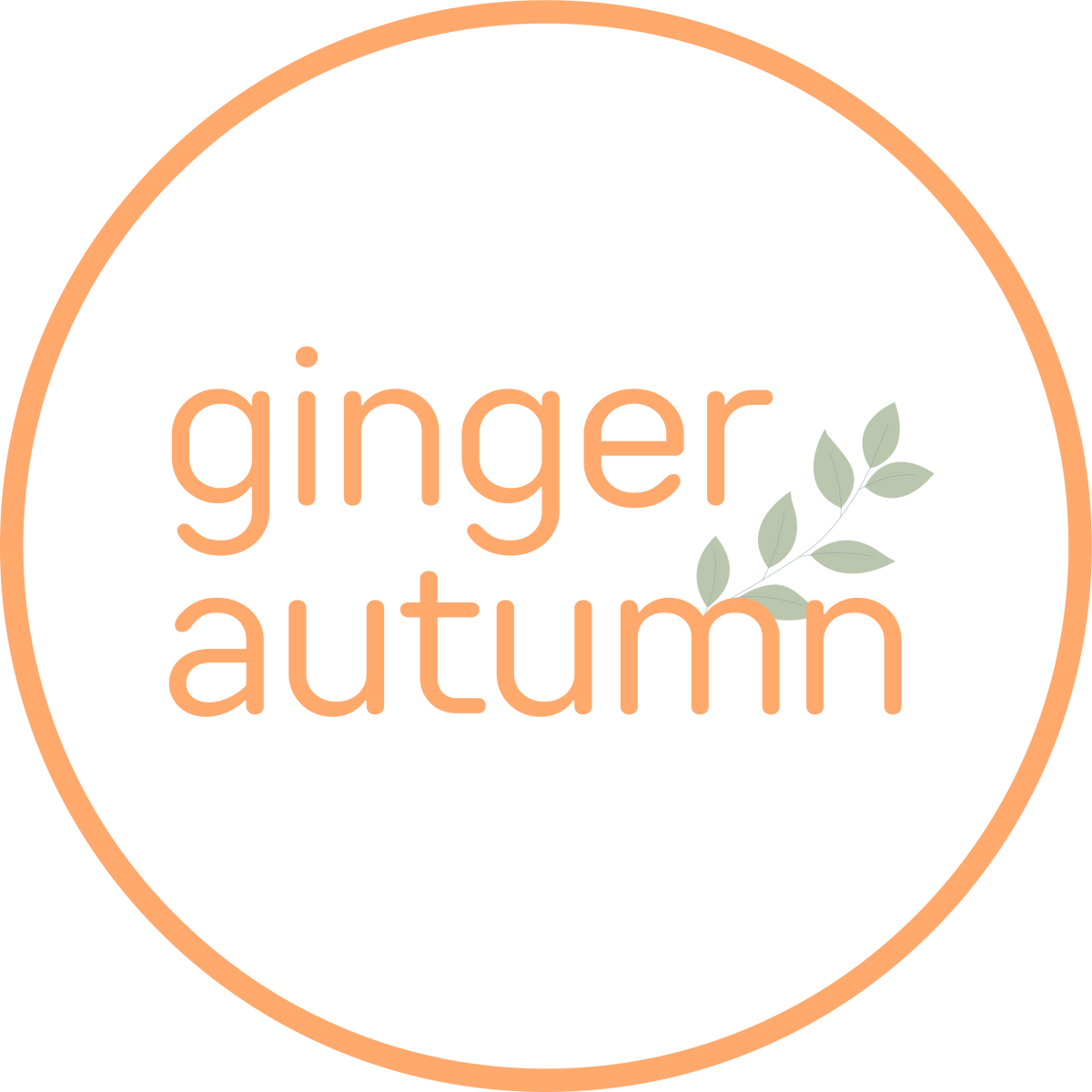 Ginger Autumn Gift Card